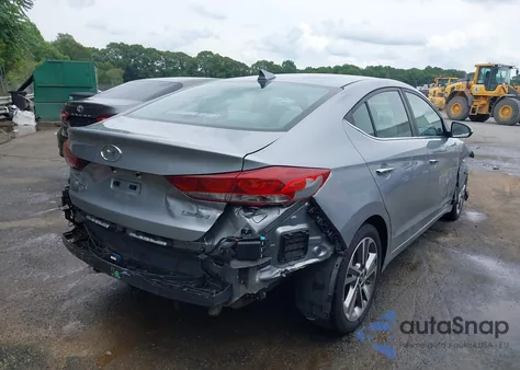 2017 Hyundai Elantra Limited from USA, damaged, VIN 5NPD84LF0HH026887